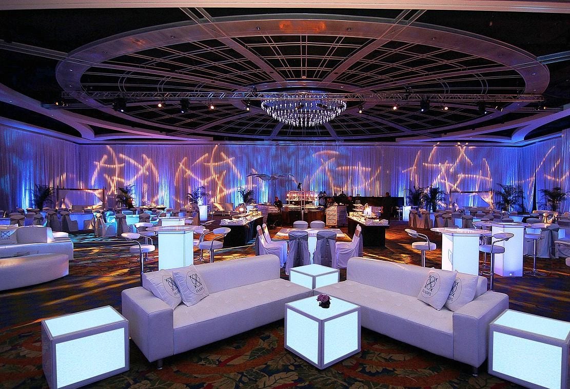 Luxury event setup